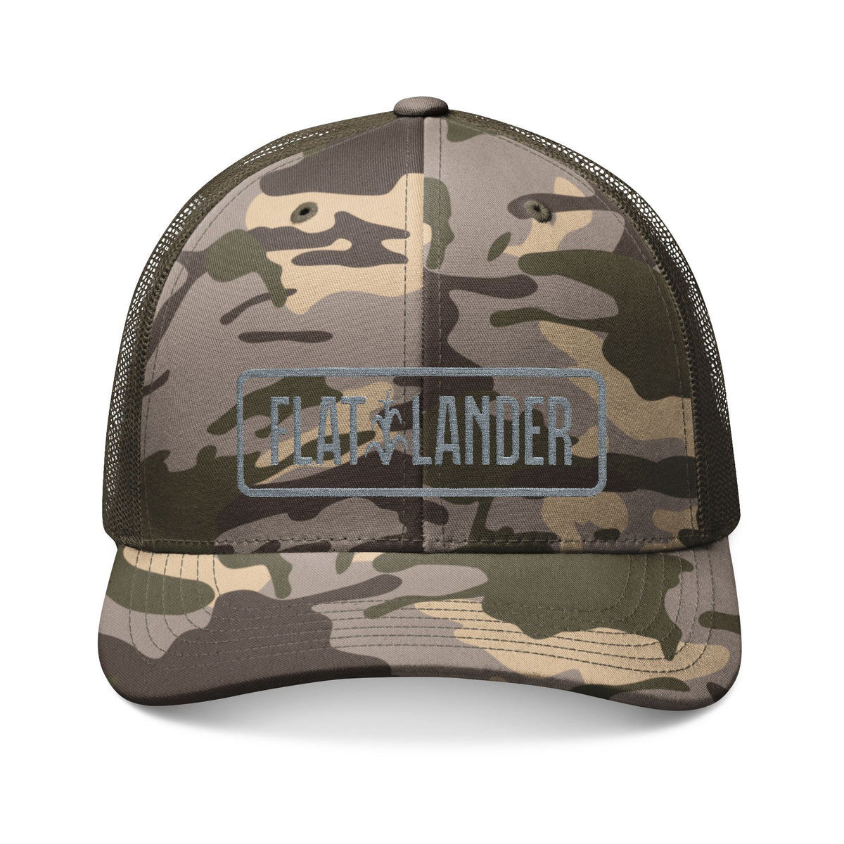 Flatlander Camo Trucker Hat