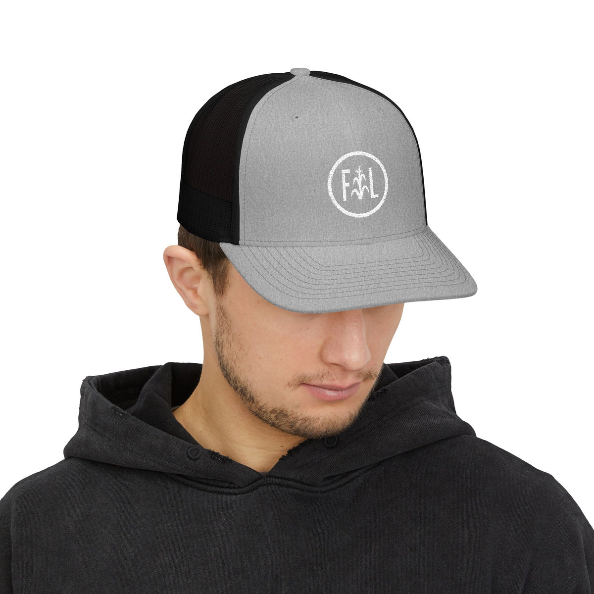 Flatlander Circle Logo- Richardson Trucker Hat