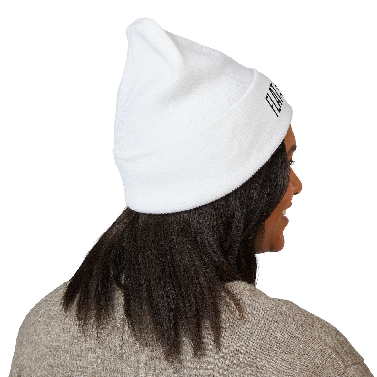 Flatlander Embroidered Beanie - Cozy Winter Wear, Perfect for Outdoor Activities.