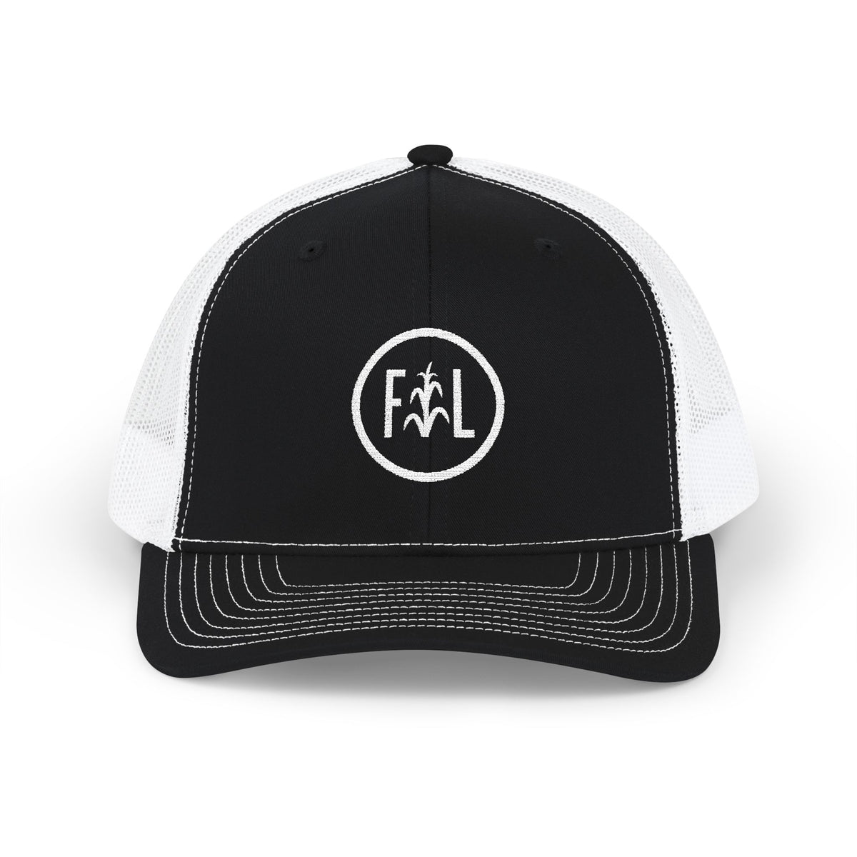 Flatlander Circle Logo- Richardson Trucker Hat