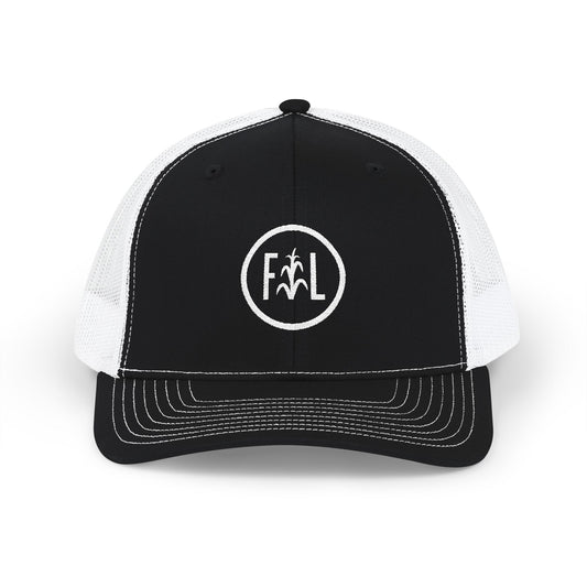 Flatlander Circle Logo- Richardson Trucker Hat