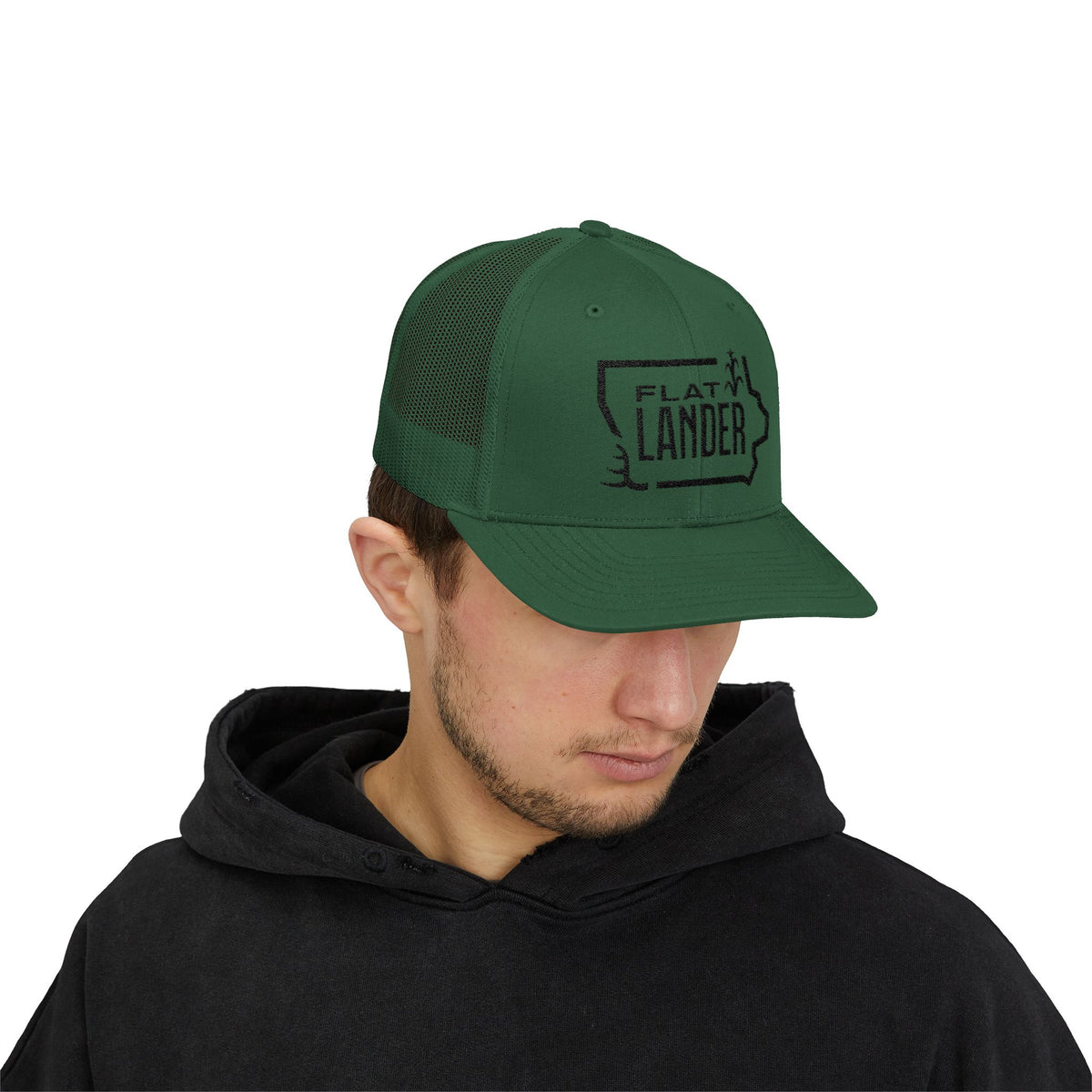 Flat Lander Snapback Trucker Cap - Cool, Casual Style for Outdoor Adventures