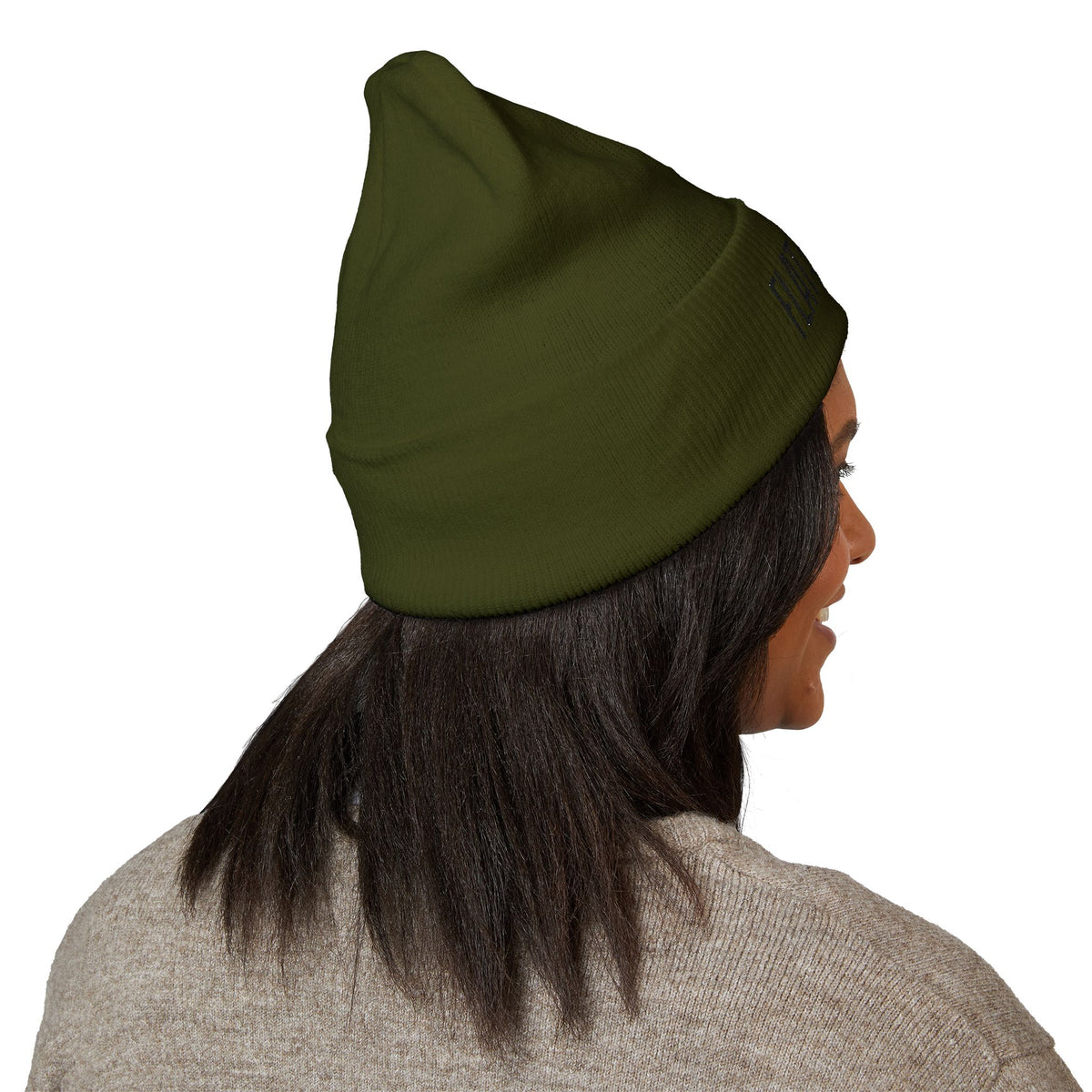 Flatlander Embroidered Beanie - Cozy Winter Wear, Perfect for Outdoor Activities.