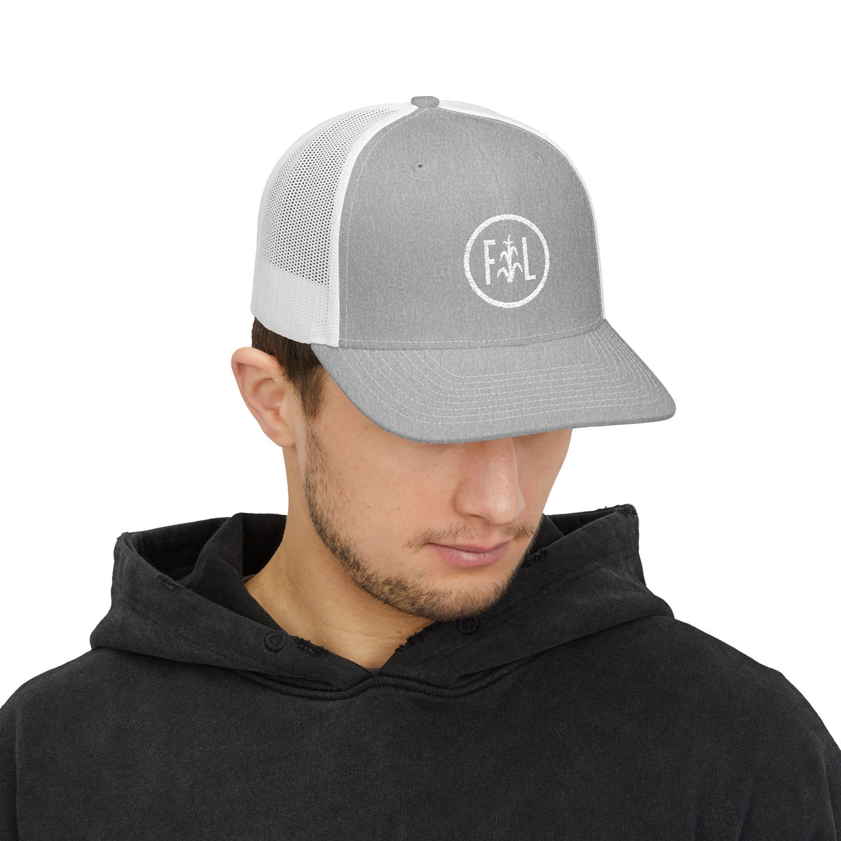 Flatlander Circle Logo- Richardson Trucker Hat