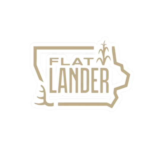 Tan Flatlander Sticker