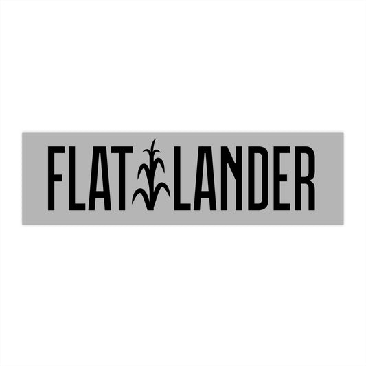 Flatlander Bumper Sticker