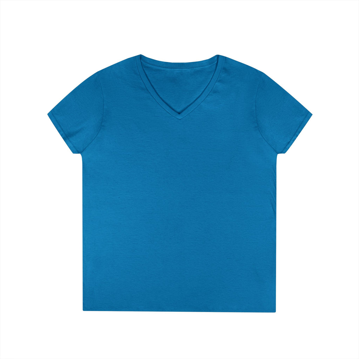 Flat Lander Ladies' V-Neck T-Shirt, Casual Tee.
