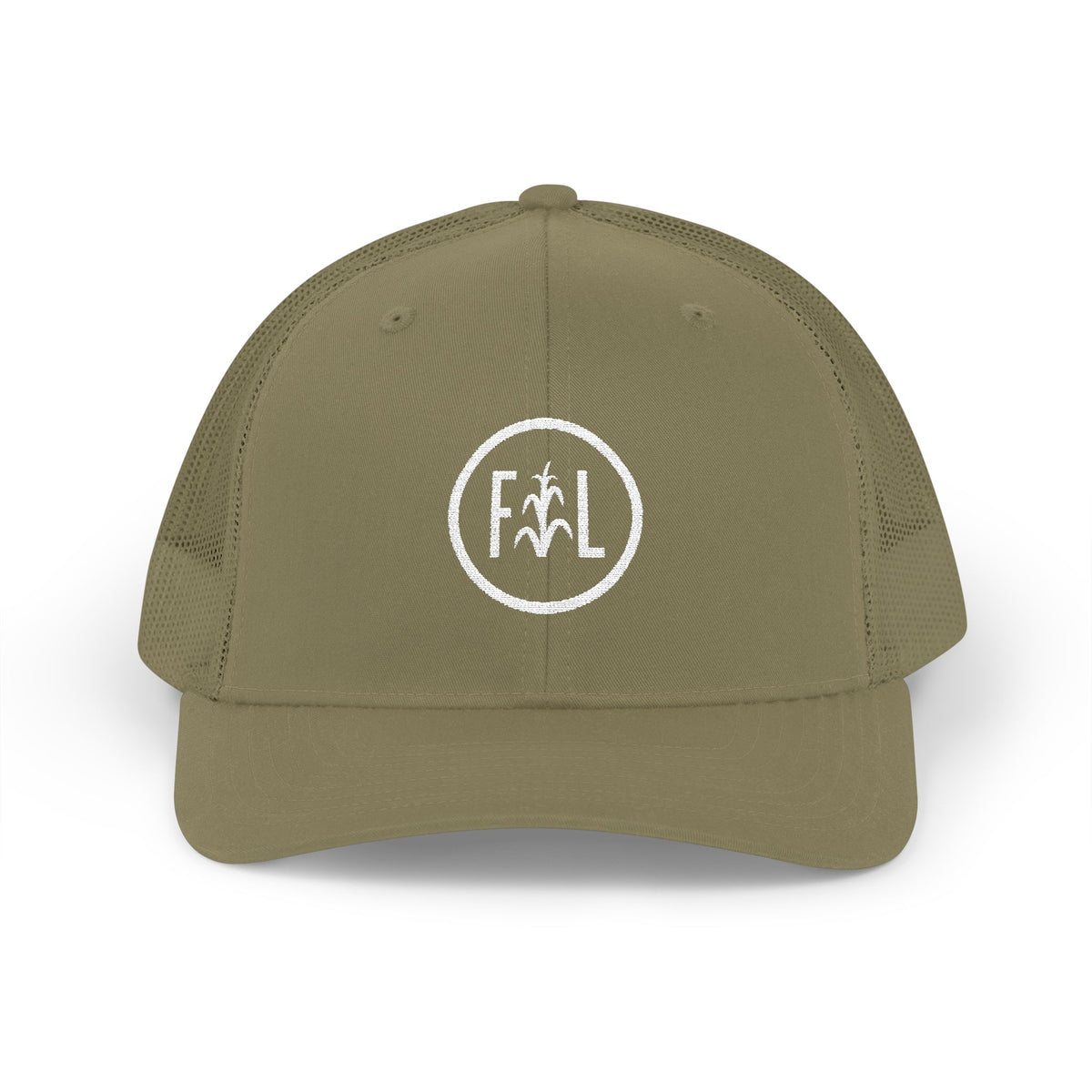 Flatlander Circle Logo- Richardson Trucker Hat