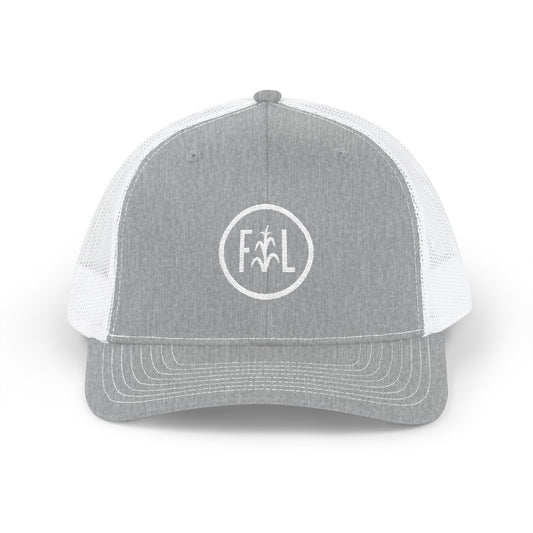 Flatlander Circle Logo- Richardson Trucker Hat