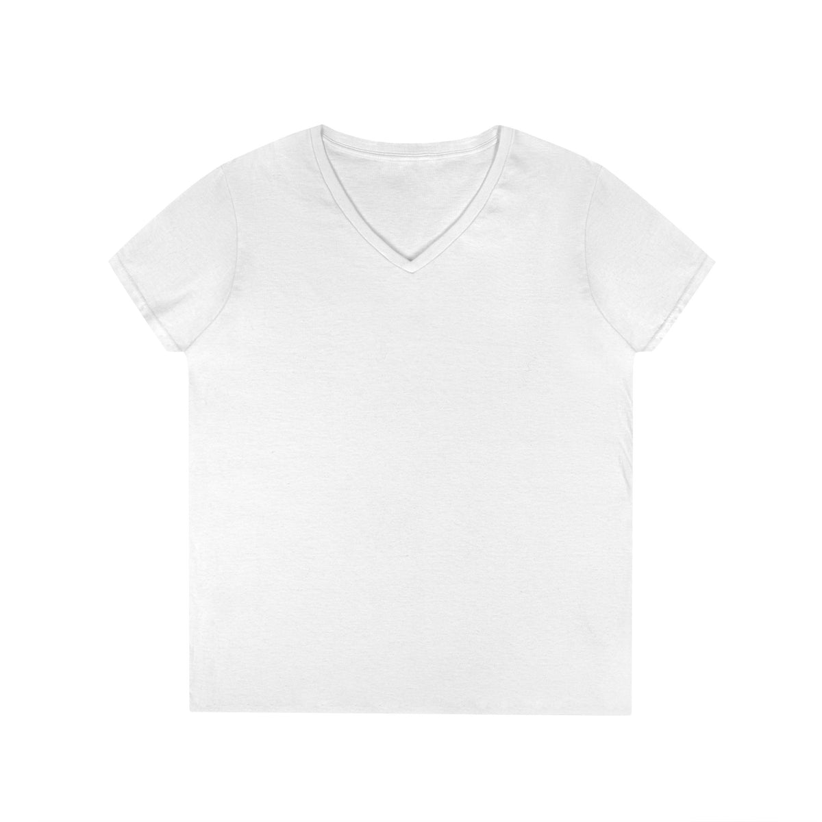 Flat Lander Ladies' V-Neck T-Shirt, Casual Tee.