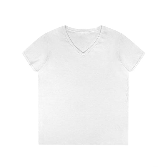 Flat Lander Ladies' V-Neck T-Shirt, Casual Tee.