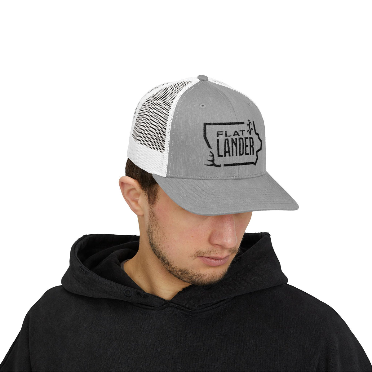 Flat Lander Snapback Trucker Cap - Cool, Casual Style for Outdoor Adventures