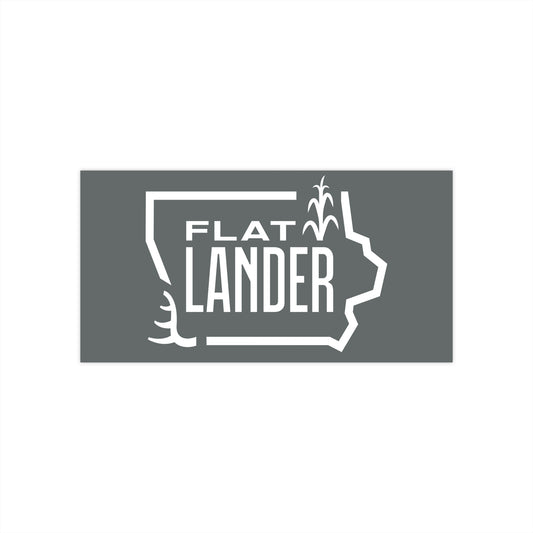 Flatlander Bumper Sticker