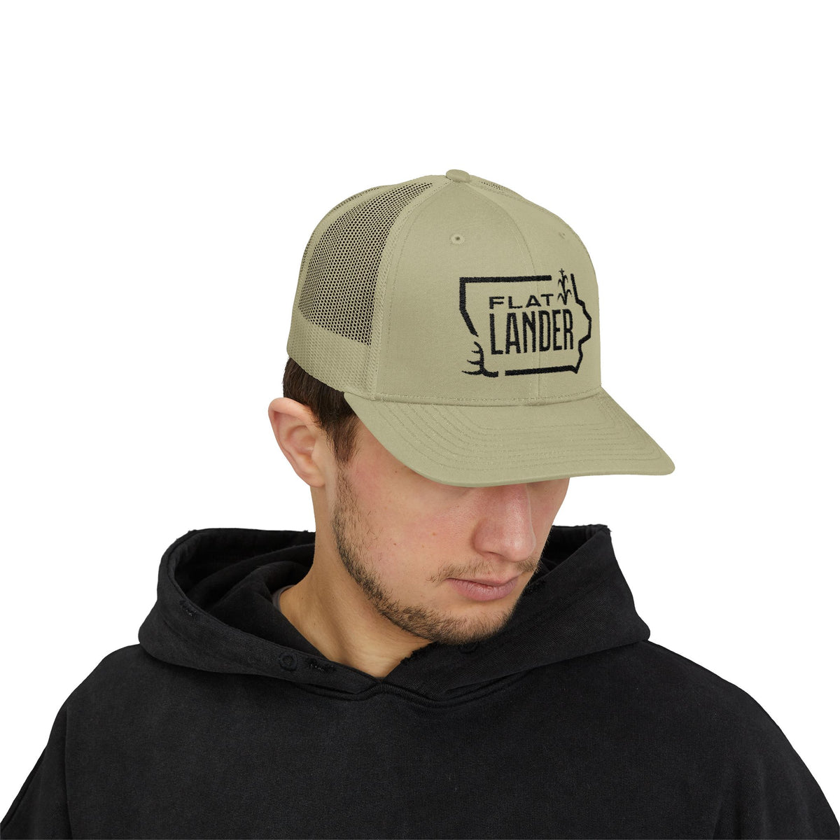 Flat Lander Snapback Trucker Cap - Cool, Casual Style for Outdoor Adventures