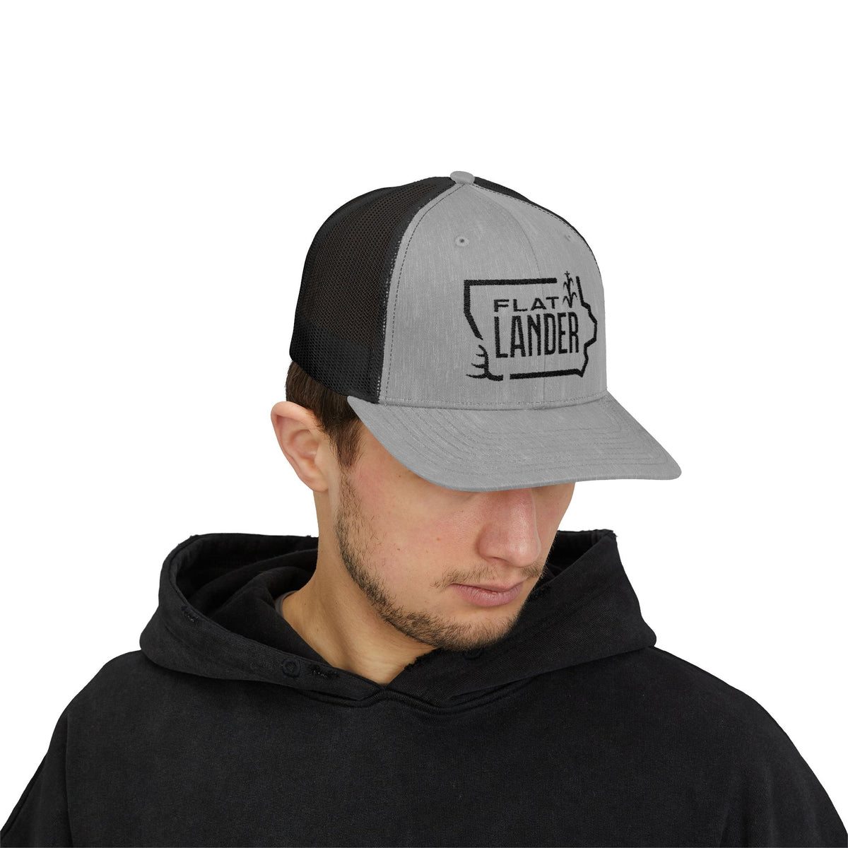 Flat Lander Snapback Trucker Cap - Cool, Casual Style for Outdoor Adventures