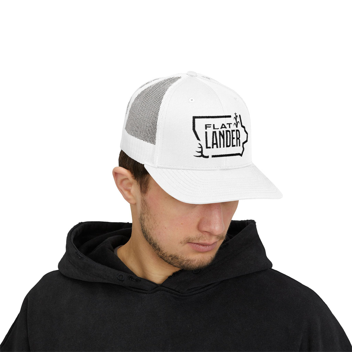 Flat Lander Snapback Trucker Cap - Cool, Casual Style for Outdoor Adventures