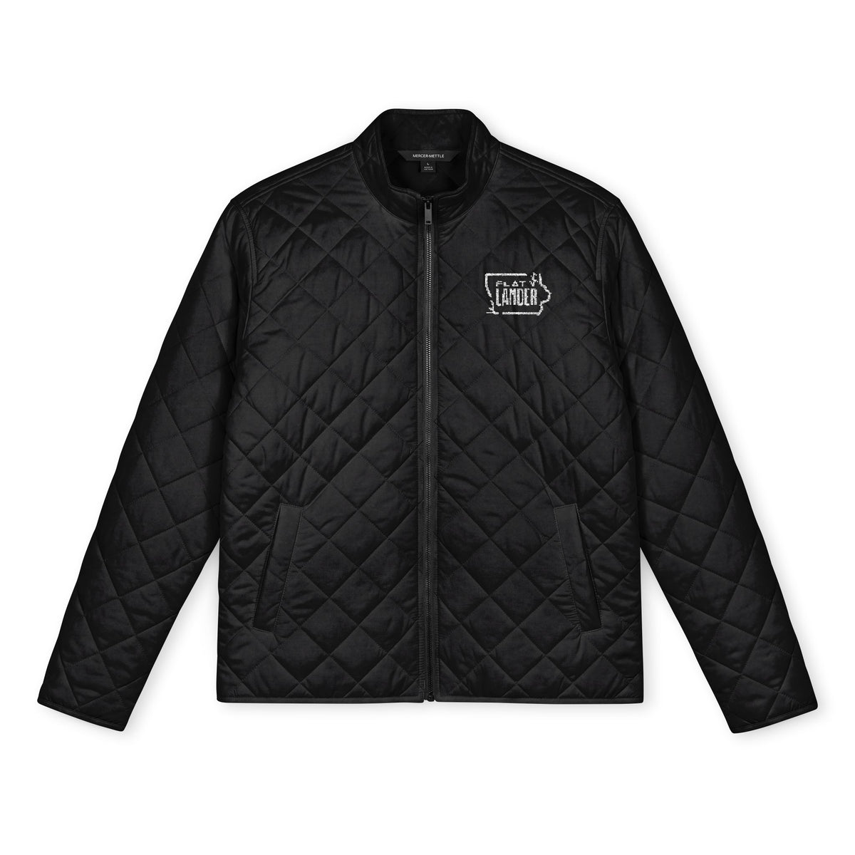 Men's Quilted Full-Zip Jacket (Embroidery)